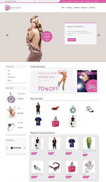 Web shop phụ kiện thời trang