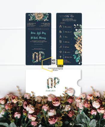 Thiệp cưới độc đáo mẫuDE116